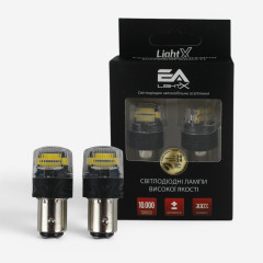 LED лампи P21/5W (1157) EA Light X 4SMD 360° White білі 700Lm 12V для авто (2 шт.)