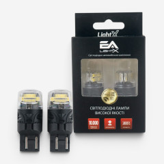 LED лампи T20 7443 (W21/5W) EA Light X 4SMD 360° White 700Lm 12V для авто (2 шт.)
