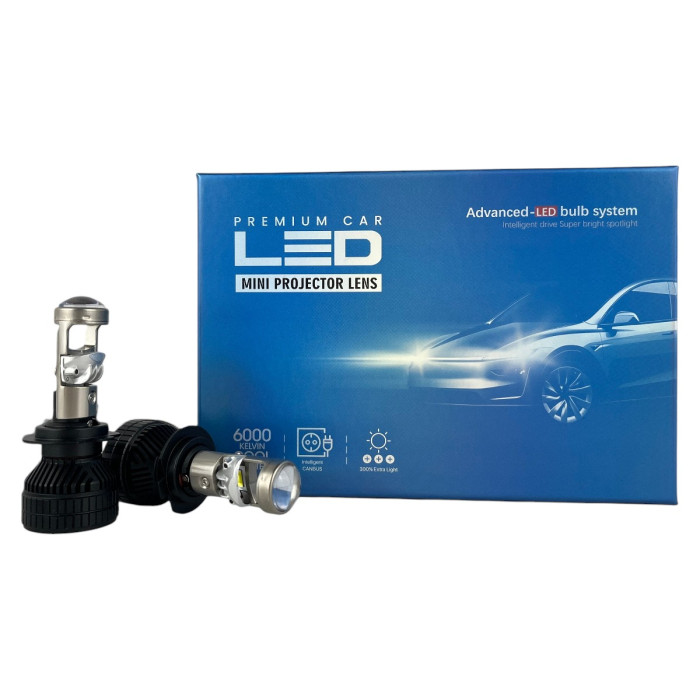 LED линзы H7 10000LM M3 EA Light X 5000K (комплект 2 шт.)