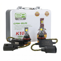 Світлодіодні LED лампи 9007 (HB5) EA Light X K100 CAN-BUS 5000K 15000Lm 9V-32V +500% кулер (комплект 2 шт.)