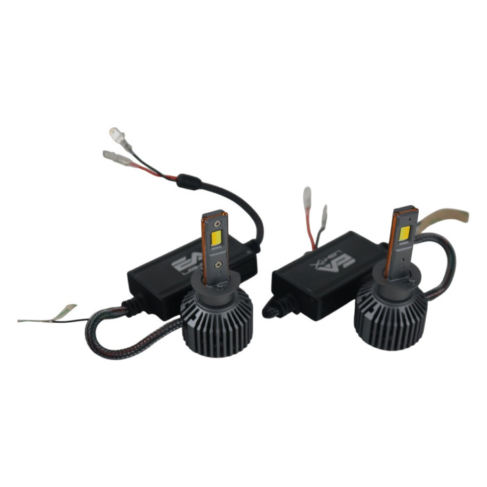 Светодиодные LED лампы H1 EA Light X X11 Smart Bluetooth 3000K-8000K 10000Lm кулер с регулировкой цвета (комплект 2 шт.)