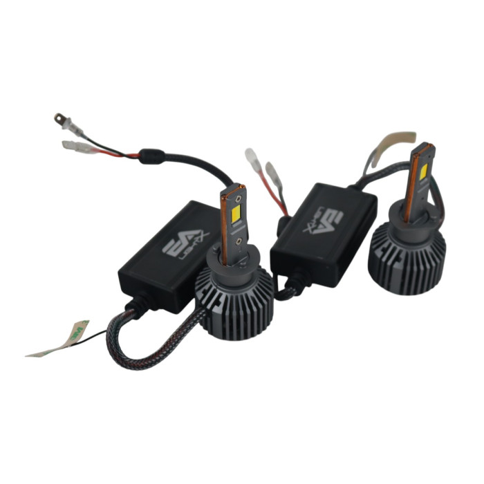 Светодиодные LED лампы H1 EA Light X X11 Smart Bluetooth 3000K-8000K 10000Lm кулер с регулировкой цвета (комплект 2 шт.)