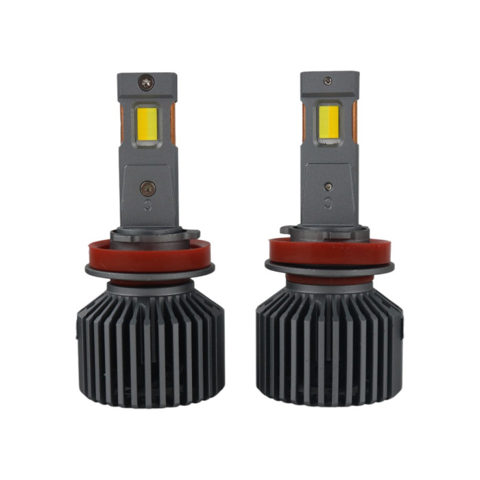 Светодиодные LED лампы H11 EA Light X X11 Smart Bluetooth 3000K-8000K 10000Lm кулер с регулировкой цвета (комплект 2 шт.)