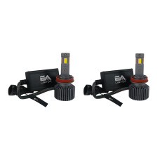 Светодиодные LED лампы H11 EA Light X X11 Smart Bluetooth 3000K-8000K 10000Lm кулер с регулировкой цвета (комплект 2 шт.)