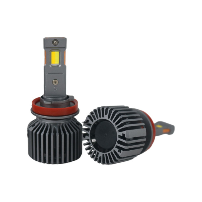 Светодиодные LED лампы H11 EA Light X X11 Smart Bluetooth 3000K-8000K 10000Lm кулер с регулировкой цвета (комплект 2 шт.)