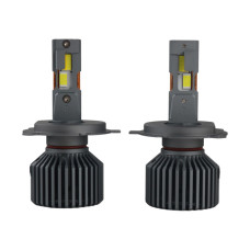 Светодиодные LED лампы H4 EA Light X X11 Smart Bluetooth 3000K-8000K 10000Lm кулер с регулировкой цвета (комплект 2 шт.)