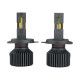Світлодіодні LED лампи H4 EA Light X X11 Smart Bluetooth 3000K-8000K 10000Lm кулер з регулюванням кольору (комплект 2 шт.)