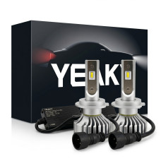 Світлодіодні LED лампи H7 Yeaky 5500K 4800Lm 12V-24V Philips ZES кулер головне світло авто (комплект 2 шт.)