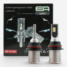 LED лампы HB5 (9007) EA Light X E1 4000Lm 5000K 12/24V безвентиляторный ближний/дальний свет (2 шт.)
