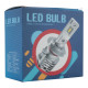 LED лампи HB4 (9006) EA Light X M4 3200Lm 5500K 12/24V безвентиляторні для авто головне світло / ПТФ (2 шт.)