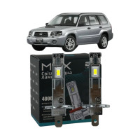 LED лампы Subaru Forester 2002- H1 M6X ближний свет (4000Lm 5500K) / Субару Форестер (комплект 2 шт.)