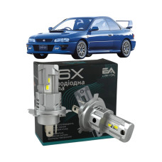 LED лампы Subaru Impreza 1992-2000 H4 M6X ближний/дальний свет (4000Lm 5500K) / Субару Импреза (комплект 2 шт.)