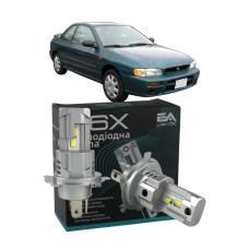 LED лампы Subaru Impreza Coupe 1995-2000 H4 M6X ближний/дальний свет (4000Lm 5500K) / Субару Импреза Купе (комплект 2 шт.)