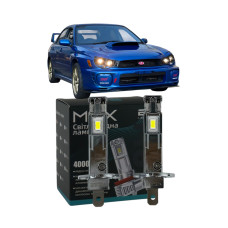 LED лампы Subaru Impreza (Dual Reflector) 2000-2002 H1 M6X ближний свет (4000Lm 5500K) / Субару Импреза (комплект 2 шт.)