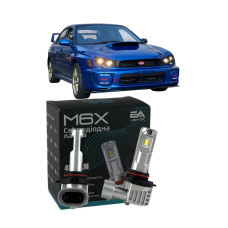 LED лампы Subaru Impreza (Dual Reflector) 2000-2002 HB3 M6X дальний свет (4000Lm 5500K) / Субару Импреза (комплект 2 шт.)
