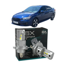 LED лампы Subaru Impreza (Single Reflector) 2000- H4 M6X ближний/дальний свет (4000Lm 5500K) / Субару Импреза (комплект 2 шт.)