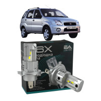 LED лампы Subaru Justy III 2003- H4 M6X ближний/дальний свет (4000Lm 5500K) / Субару Джасти 3 (комплект 2 шт.)