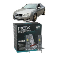 LED лампы Subaru Legacy V 2007- H7 M6X ближний свет (4000Lm 5500K) / Субару Легаси 5 (комплект 2 шт.)
