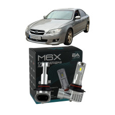 LED лампы Subaru Legacy V 2007- HB3 M6X дальний свет (4000Lm 5500K) / Субару Легаси 5 (комплект 2 шт.)