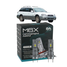 LED лампы Subaru Outback 2000-2003 H7 M6X дальний свет (4000Lm 5500K) / Субару Аутбек (комплект 2 шт.)