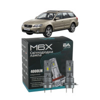 LED лампы Subaru Outback 2003- H7 M6X ближний свет (4000Lm 5500K) / Субару Аутбек (комплект 2 шт.)