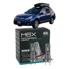 LED лампы Subaru Outback 2009- H7 M6X ближний свет (4000Lm 5500K) / Субару Аутбек (комплект 2 шт.)