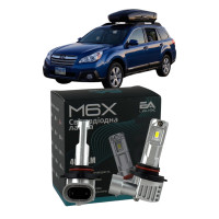 LED лампы Subaru Outback 2009- HB3 M6X дальний свет (4000Lm 5500K) / Субару Аутбек (комплект 2 шт.)