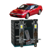 LED лампы Subaru SVX 1992-1997 H1 M6X ближний свет (4000Lm 5500K) / Субару Svx (комплект 2 шт.)