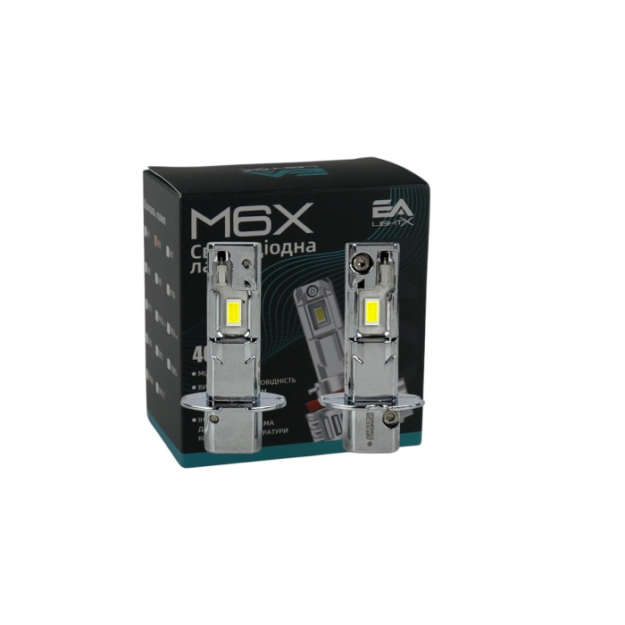 LED лампы Subaru SVX 1992-1997 H3 M6X дальний свет (4000Lm 5500K) / Субару Svx (комплект 2 шт.)