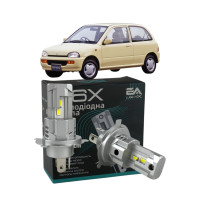 LED лампы Subaru Vivio 1992-1998 H4 M6X ближний/дальний свет (4000Lm 5500K) / Субару Вивио (комплект 2 шт.)