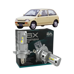 LED лампи Subaru Vivio 1992-1998 H4 M6X ближнє/дальнє світло (4000Lm 5500K) / Субару Вівіо (комплект 2 шт.)