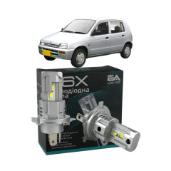LED лампи Suzuki Alto III 1994-2002 H4 M6X ближнє/дальнє світло (4000Lm 5500K) / Сузукі Альто 3 (комплект 2 шт.)