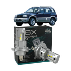 LED лампи Suzuki Grand Vitara 1998- H4 M6X ближнє/дальнє світло (4000Lm 5500K) / Сузукі Гранд Вітара (комплект 2 шт.)