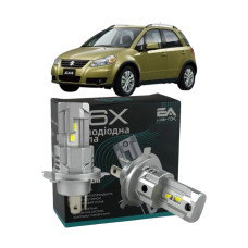 LED лампи Suzuki SX4 2006- H4 M6X ближнє/дальнє світло (4000Lm 5500K) / Сузукі Sx4 (комплект 2 шт.)