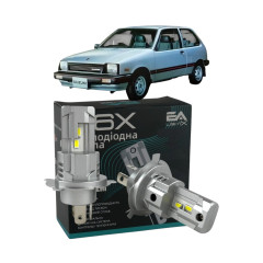 LED лампи Suzuki Swift I 1984-1989 H4 M6X ближнє/дальнє світло (4000Lm 5500K) / Сузукі Свіфт 1 (комплект 2 шт.)