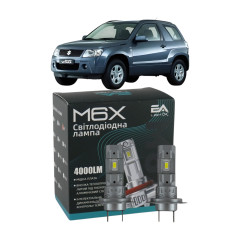 LED лампи Suzuki Vitara 2005- H7 M6X ближнє світло (4000Lm 5500K) / Сузукі Вітара (комплект 2 шт.)
