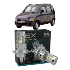 LED лампи Suzuki Wagon R+ 1997-2000 H4 M6X ближнє/дальнє світло (4000Lm 5500K) / Сузукі Вагон Р+ (комплект 2 шт.)