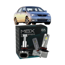 LED лампи Toyota Corolla (E12) 2002- HB3 M6X дальнє світло (4000Lm 5500K) / Тойота Королла (комплект 2 шт.)