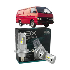 LED лампи Toyota Hiace 1983-1990 H4 M6X ближнє/дальнє світло (4000Lm 5500K) / Тойота Хайайс (комплект 2 шт.)