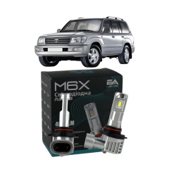 LED лампи Toyota Land Cruiser 100 (J10) 1998-2002 HB3 M6X дальнє світло (4000Lm 5500K) / Тойота Ленд Крузер 100 (комплект 2 шт.)