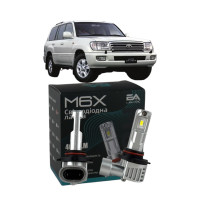 LED лампи Toyota Land Cruiser 100 (J10) 2002- HB3 M6X дальнє світло (4000Lm 5500K) / Тойота Ленд Крузер 100 (комплект 2 шт.)
