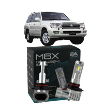 LED лампи Toyota Land Cruiser 100 (J10) 2002- HB3 M6X дальнє світло (4000Lm 5500K) / Тойота Ленд Крузер 100 (комплект 2 шт.)