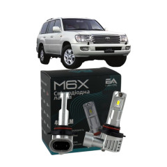 LED лампи Toyota Land Cruiser 100 (J10) 2002- HB3 M6X дальнє світло (4000Lm 5500K) / Тойота Ленд Крузер 100 (комплект 2 шт.)