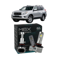 LED лампи Toyota Land Cruiser 150 (J15) 2009- HB3 M6X дальнє світло (4000Lm 5500K) / Тойота Ленд Крузер 150 (комплект 2 шт.)