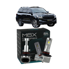 LED лампи Toyota Land Cruiser 200 2007- HB3 M6X дальнє світло (4000Lm 5500K) / Тойота Ленд Крузер 200 (комплект 2 шт.)