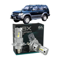 LED лампи Toyota Land Cruiser 90 (J9) 1995- H4 M6X ближнє/дальнє світло (4000Lm 5500K) / Тойота Ленд Крузер 90 (комплект 2 шт.)