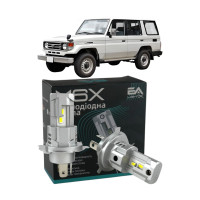 LED лампи Toyota Land Cruiser Hardtop (J7) 1990-1996 H4 M6X ближнє/дальнє світло (4000Lm 5500K) / Тойота Ленд Крузер (комплект 2 шт.)