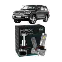 LED лампи Toyota Land Cruiser (J20) 2007- HB3 M6X дальнє світло (4000Lm 5500K) / Тойота Ленд Крузер (комплект 2 шт.)
