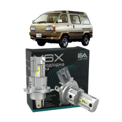 LED лампи Toyota Lite Ace 1983- H4 M6X ближнє/дальнє світло (4000Lm 5500K) / Тойота Літ Айс (комплект 2 шт.)