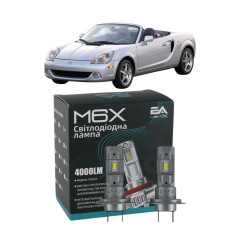 LED лампи Toyota MR 2 III 2002- H7 M6X ближнє світло (4000Lm 5500K) / Тойота Мр 2 (комплект 2 шт.)